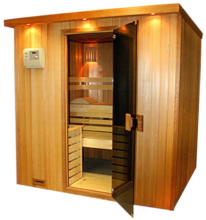 Heerlijk in een sauna